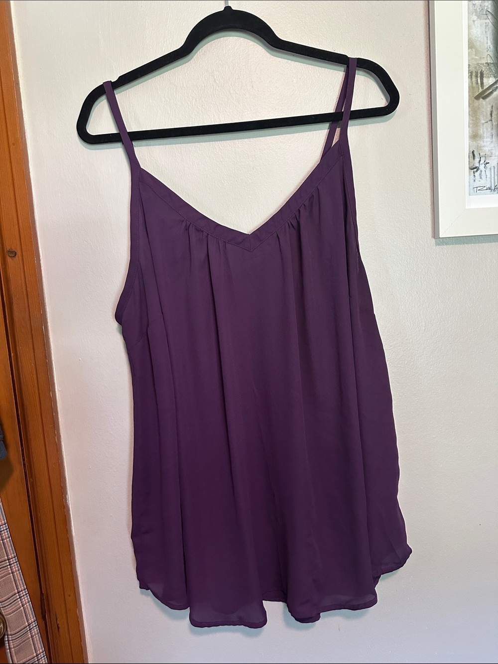 torrid Purple Spaghetti Strap V-Neck Cami